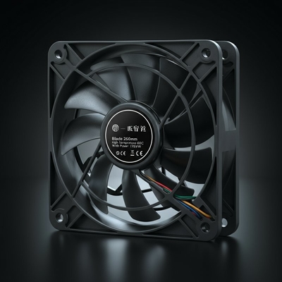 ใบมีด 250 มิลลิเมตรความทนทานอุณหภูมิสูง 60 °C กับพลังงาน 175W Axial Fan
