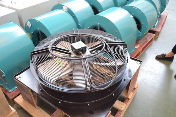 8500m3 / h เฟสเดียวหกเสา AC Axial Fan 890rpm 560mm Blade