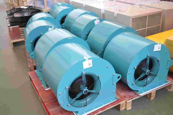 เฟสเดียว 4 ขั้วพัดลมแบบแรงเหวี่ยงขาเข้าคู่พร้อมใบมีดสังกะสี 7 นิ้ว