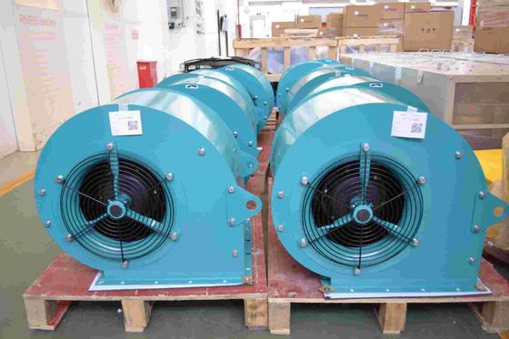 เฟสเดียว 6pole Double Inlet พัดลมแบบแรงเหวี่ยง 250mm Blade