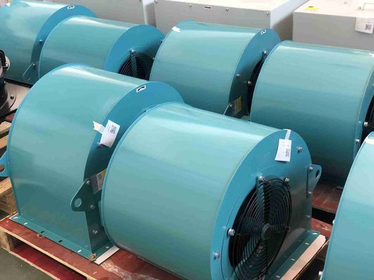 เฟสเดียว 4 ขั้วพัดลมแบบแรงเหวี่ยงขาเข้าคู่พร้อมใบมีดสังกะสี 7 นิ้ว