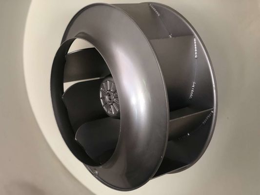 315mm 1428 rpm พัดลมดูดอากาศแบบแรงเหวี่ยงเฟสเดียว 4 เสาพัดลมโรเตอร์ภายนอก