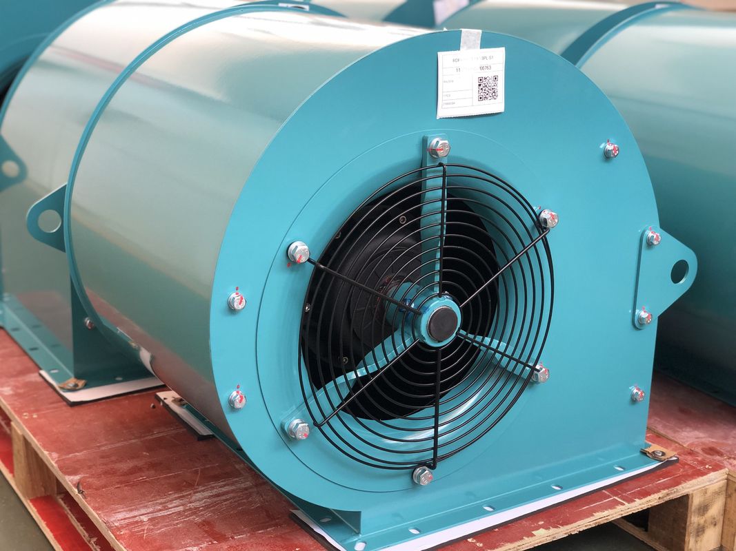 Sigle Phase 4 Pole Double Inlet 1160rpm พัดลมแบบแรงเหวี่ยงไปข้างหน้าพร้อมใบมีด 7 นิ้ว